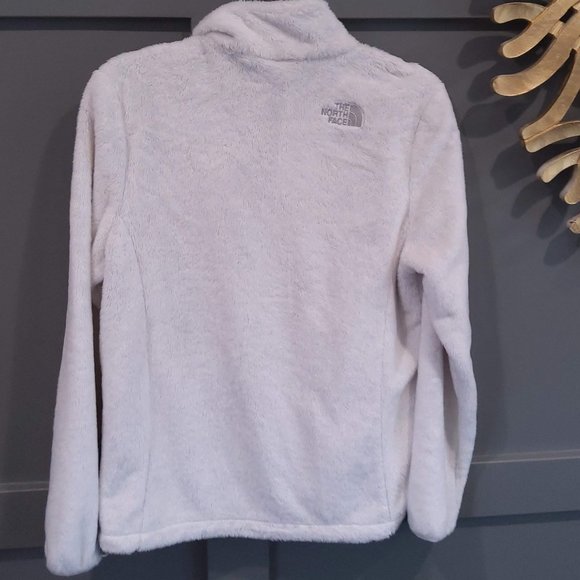 THE NORTH FACE White Furry Jacket size Medium - Picture 3 of 7